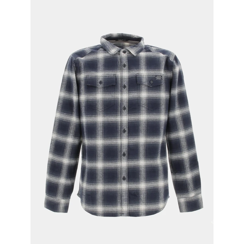 SUN VALLEY Chemise à Carreaux Araki Bleu Homme - Sunvalley 3 SUN VALLEY Chemise à Carreaux Araki Bleu Homme - Sunvalley