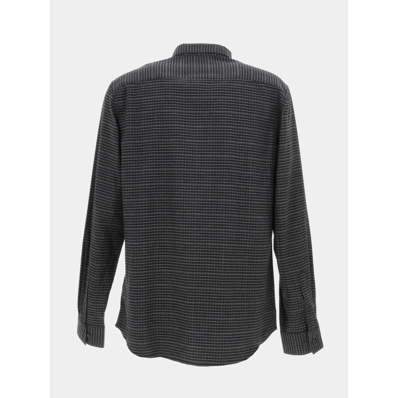 Chemise à Carreaux Flannel Noir Homme - Calvin Klein 4 Chemise à Carreaux Flannel Noir Homme - Calvin Klein – Image 2