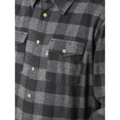 Chemise à Carreaux Hillsboro Noir Homme - Picture -TEDDY Vetements Magasin chemise a carreaux hillsboro noir homme picture 3