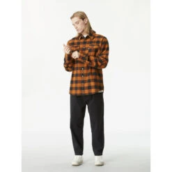 Chemise à Carreaux Hillsboro Orange Homme - Picture 8 Chemise à Carreaux Hillsboro Orange Homme - Picture -TEDDY Vetements Magasin chemise a carreaux hillsboro orange homme picture 2