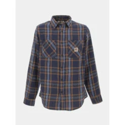 Chemise Ă Carreaux Plaid Marron Homme - Von Dutch