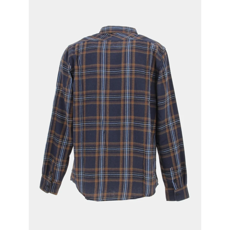 Chemise à Carreaux Plaid Marron Homme - Von Dutch 4 Chemise à Carreaux Plaid Marron Homme - Von Dutch – Image 2