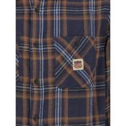 Chemise à Carreaux Plaid Marron Homme - Von Dutch 9 Chemise à Carreaux Plaid Marron Homme - Von Dutch -TEDDY Vetements Magasin chemise a carreaux plaid marron homme von dutch 1 3