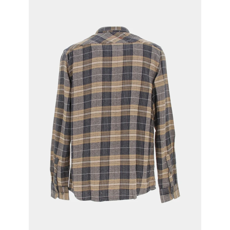 Chemise à Carreaux Valentin Marron Homme - Teddy Smith 4 Chemise à Carreaux Valentin Marron Homme - Teddy Smith – Image 2