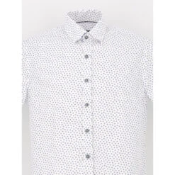 Chemise à Fleurs Kaito Blanc Bleu Homme - Izac -TEDDY Vetements Magasin chemise a fleurs kaito blanc bleu homme izac 2