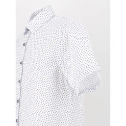 Chemise à Fleurs Kaito Blanc Bleu Homme - Izac -TEDDY Vetements Magasin chemise a fleurs kaito blanc bleu homme izac 3