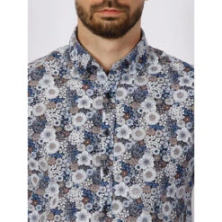 Chemise à Fleurs Khalys Bleu Marine Homme - Izac 9 Chemise à Fleurs Khalys Bleu Marine Homme - Izac -TEDDY Vetements Magasin chemise a fleurs khalys bleu marine homme izac 3