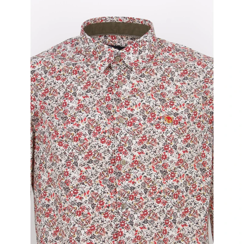 Chemise à Fleurs Lagantine Rose Homme - Benson & Cherry 5 Chemise à Fleurs Lagantine Rose Homme - Benson & Cherry – Image 3