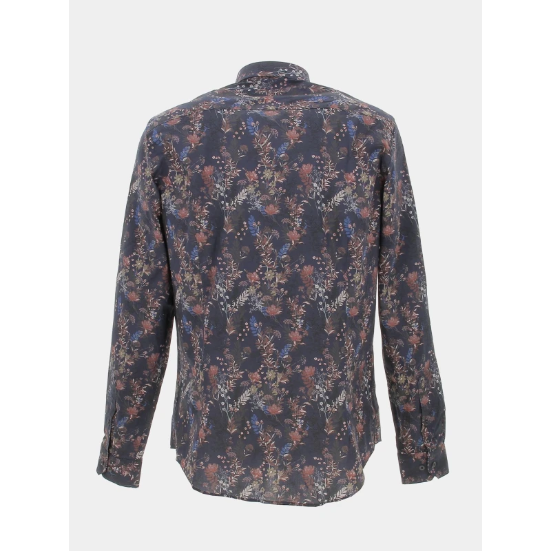 Chemise à Fleurs Lolypme Bleu Marine Homme - Benson & Cherry 4 Chemise à Fleurs Lolypme Bleu Marine Homme - Benson & Cherry – Image 2