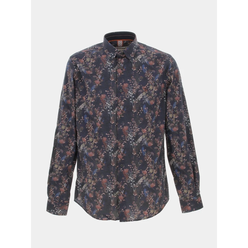 Chemise à Fleurs Lolypme Bleu Marine Homme - Benson & Cherry 3 Chemise à Fleurs Lolypme Bleu Marine Homme - Benson & Cherry