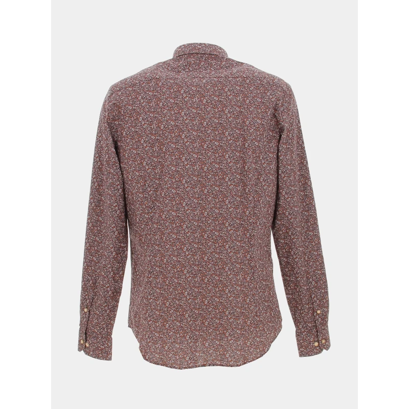 Chemise à Fleurs Los Bordeaux Homme - Benson & Cherry 4 Chemise à Fleurs Los Bordeaux Homme - Benson & Cherry – Image 2
