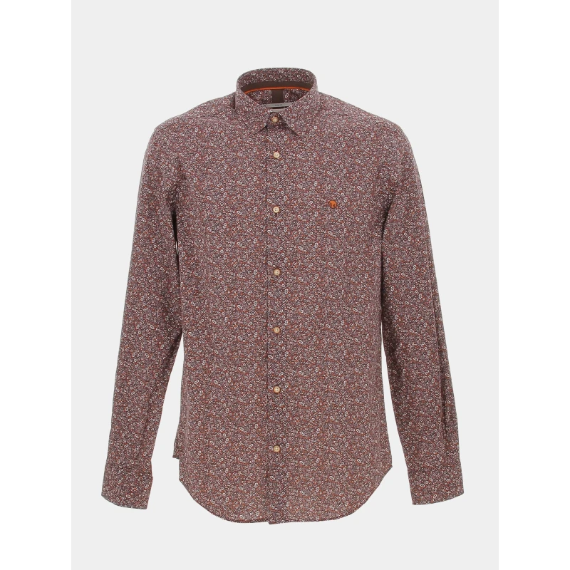 Chemise à Fleurs Los Bordeaux Homme - Benson & Cherry 3 Chemise à Fleurs Los Bordeaux Homme - Benson & Cherry
