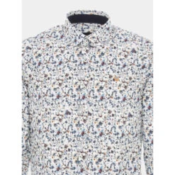 Chemise à Fleurs Lucky Bleu Homme - Benson & Cherry -TEDDY Vetements Magasin chemise a fleurs lucky bleu homme benson cherry 2