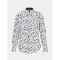 Chemise à Fleurs Lucky Bleu Homme - Benson & Cherry