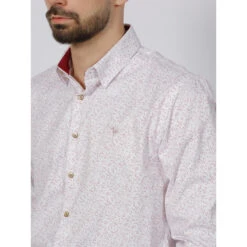 Chemise à Imprimés Signature Last Blanc Homme - Benson & Cherry 9 Chemise à Imprimés Signature Last Blanc Homme - Benson & Cherry -TEDDY Vetements Magasin chemise a imprimes signature last blanc homme benson cherry 3