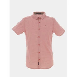 SUN VALLEY Chemise à Imprimés Stretch Sprat Rose Homme - Sunvalley