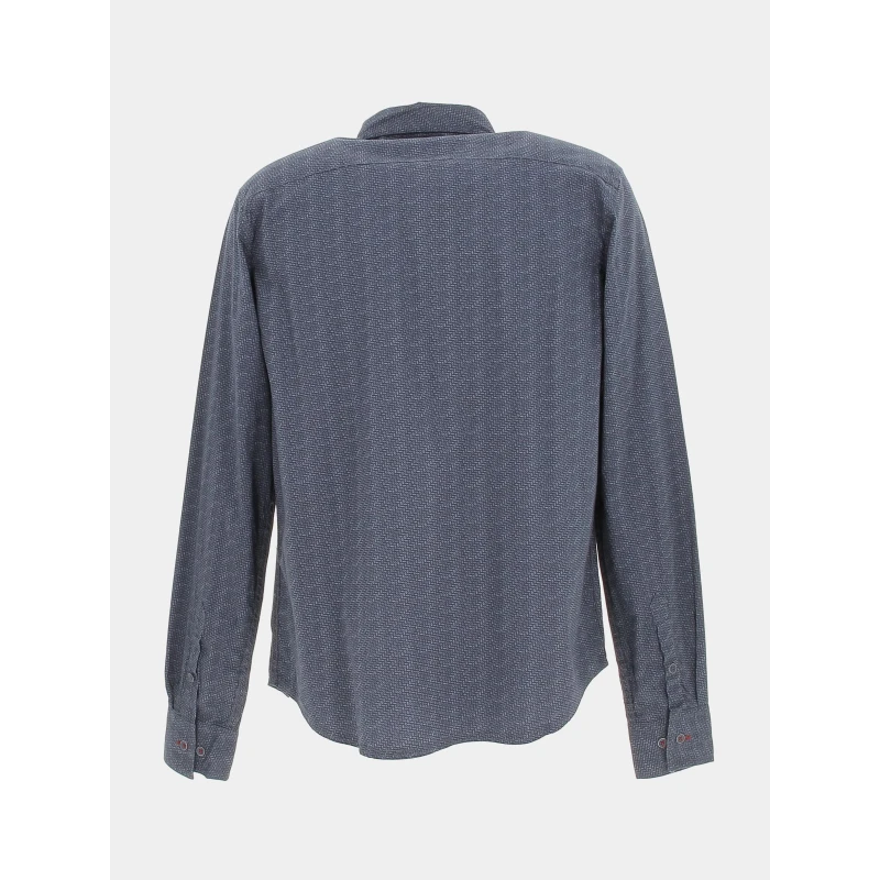 Chemise à Motif Bleu Marine Homme - Rms 26 4 Chemise à Motif Bleu Marine Homme - Rms 26 – Image 2