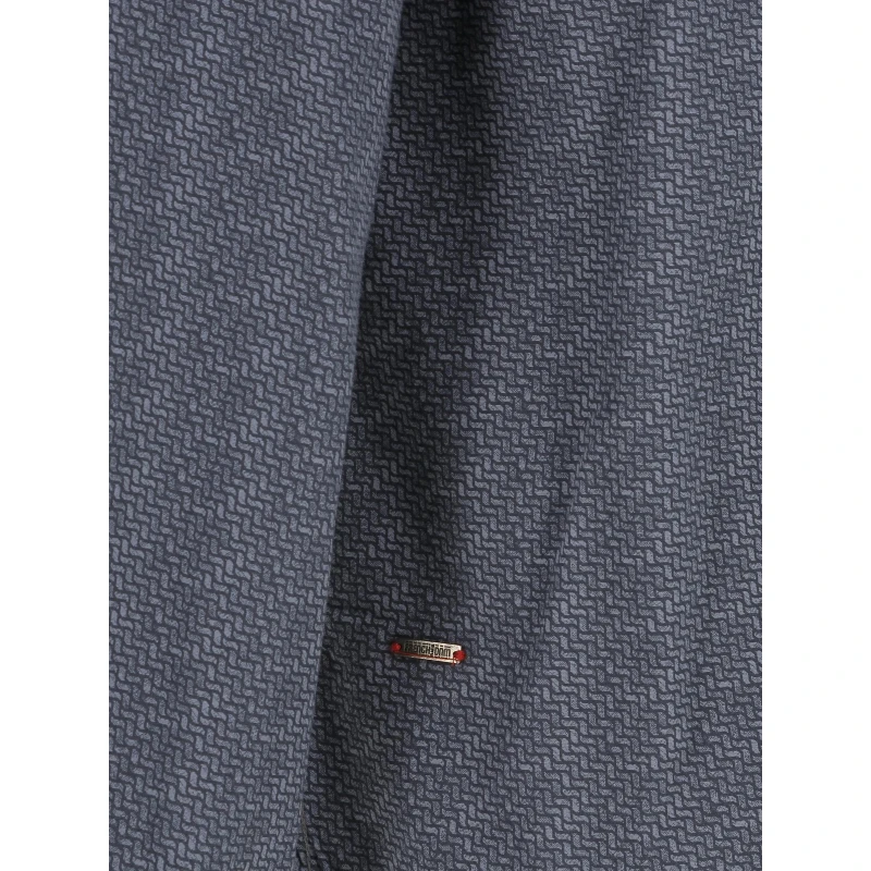 Chemise à Motif Bleu Marine Homme - Rms 26 6 Chemise à Motif Bleu Marine Homme - Rms 26 – Image 4