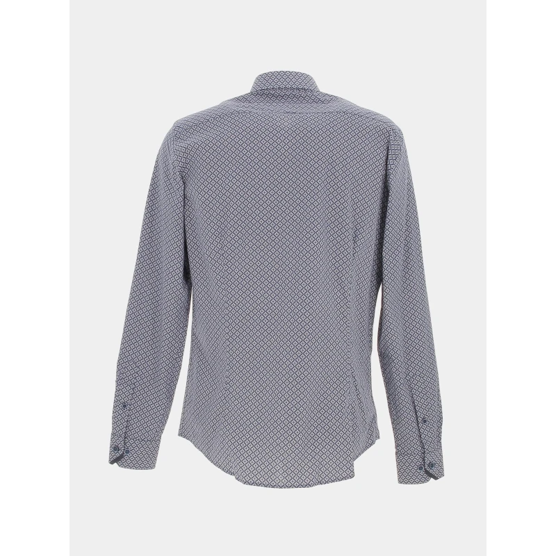 Chemise à Motif Classic Bleu Marine Homme - Benson & Cherry 4 Chemise à Motif Classic Bleu Marine Homme - Benson & Cherry – Image 2