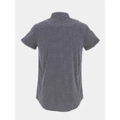Chemise à Motifs Bogy Bleu Marine Homme - Deeluxe -TEDDY Vetements Magasin chemise a motifs bogy bleu marine homme deeluxe 1