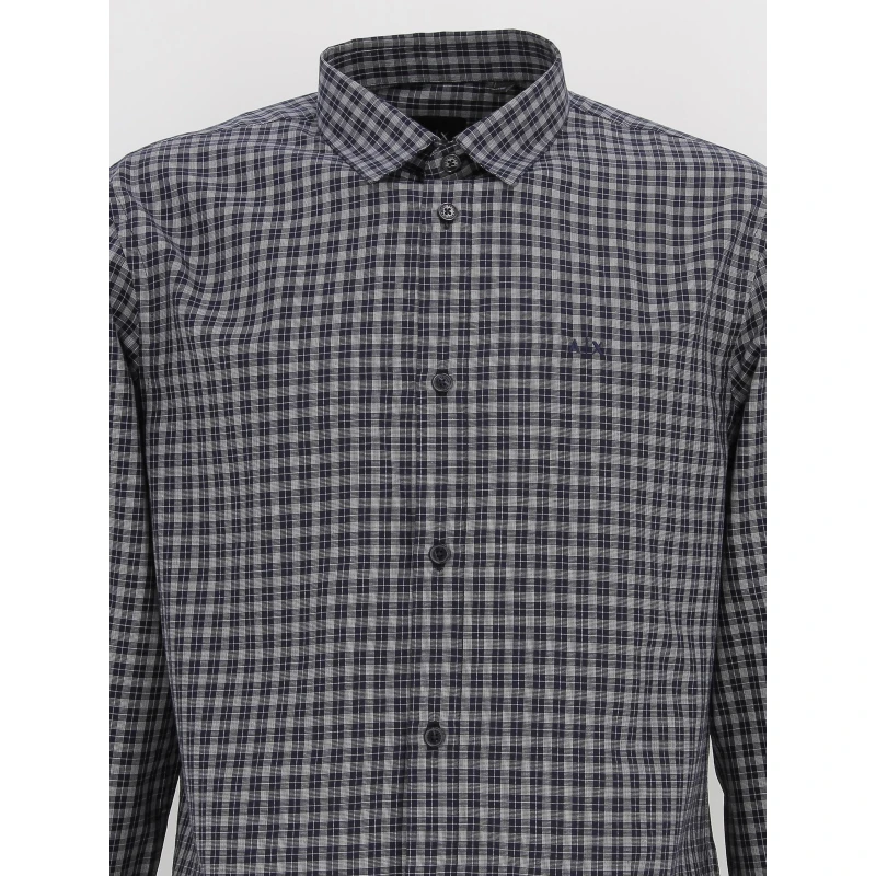 Chemise Camicia Bleu Marine Homme - Armani Exchange 5 Chemise Camicia Bleu Marine Homme - Armani Exchange – Image 3