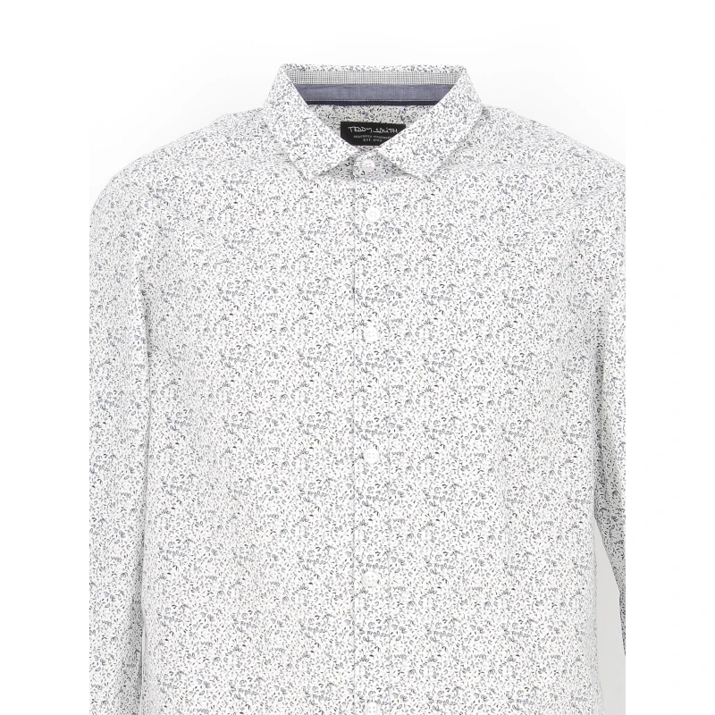 Chemise Carton Floral Blanc Homme - Teddy Smith 5 Chemise Carton Floral Blanc Homme - Teddy Smith – Image 3