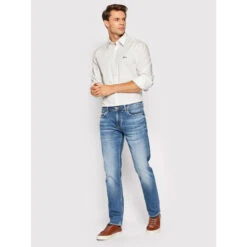 Chemise Collins Pois Blanc Homme - Guess -TEDDY Vetements Magasin chemise collins pois blanc homme guess 2