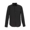 Chemise Droite Camicia Noir Homme - Armani Exchange -TEDDY Vetements Magasin chemise droite camicia noir homme armani exchange