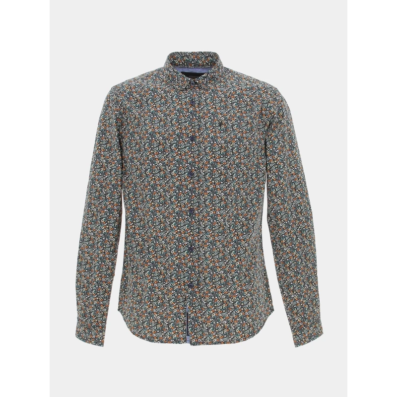 Chemise Drome Fleurs Multicolore Homme - Le Temps Des Cerises 3 Chemise Drome Fleurs Multicolore Homme - Le Temps Des Cerises