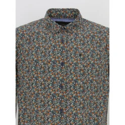 Chemise Drome Fleurs Multicolore Homme - Le Temps Des Cerises 8 Chemise Drome Fleurs Multicolore Homme - Le Temps Des Cerises -TEDDY Vetements Magasin chemise drome fleurs multicolore homme le temps des cerises 1 2