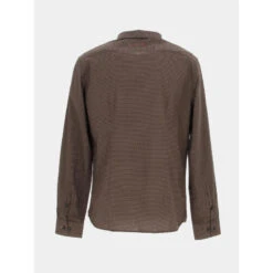 Chemise Ebene Marron Homme - Teddy Smith 7 Chemise Ebene Marron Homme - Teddy Smith -TEDDY Vetements Magasin chemise ebene marron homme teddy smith 1