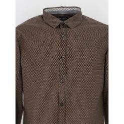 Chemise Ebene Marron Homme - Teddy Smith 8 Chemise Ebene Marron Homme - Teddy Smith -TEDDY Vetements Magasin chemise ebene marron homme teddy smith 2