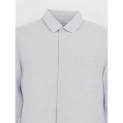 Chemise En Lin Bleu Clair Homme - Calvin Klein -TEDDY Vetements Magasin chemise en lin bleu clair homme calvin klein 2