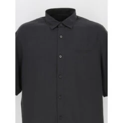 Chemise Fluide Loose Noir Homme - Armani Exchange -TEDDY Vetements Magasin chemise fluide loose noir homme armani exchange 2