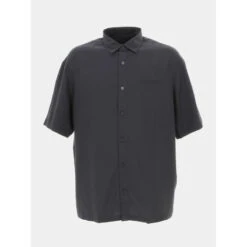Chemise Fluide Loose Noir Homme - Armani Exchange