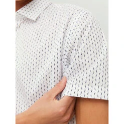 Chemise Imprimés Cardiff Blanc Homme - Jack & Jones -TEDDY Vetements Magasin chemise imprimes cardiff blanc homme jack jones 3