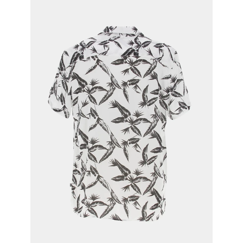 Chemise Imprimés Feuilles Blanc Homme - Benson & Cherry 4 Chemise Imprimés Feuilles Blanc Homme - Benson & Cherry – Image 2