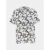 Chemise Imprimés Feuilles Blanc Homme - Benson & Cherry -TEDDY Vetements Magasin chemise imprimes feuilles blanc homme benson cherry