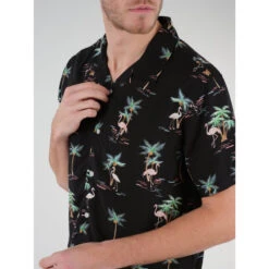 Chemise Imprimés Flamants Rose Cabana Noir Homme - Deeluxe 9 Chemise Imprimés Flamants Rose Cabana Noir Homme - Deeluxe -TEDDY Vetements Magasin chemise imprimes flamants rose cabana noir homme deeluxe 3