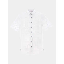 Chemise Imprimés Keddy Blanc Homme - Izac