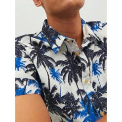 Chemise Imprimés Palmiers James Tulum Bleu Homme - Jack & Jones 8 Chemise Imprimés Palmiers James Tulum Bleu Homme - Jack & Jones -TEDDY Vetements Magasin chemise imprimes palmiers james tulum bleu homme jack jones 2