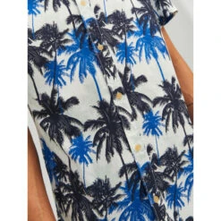Chemise Imprimés Palmiers James Tulum Bleu Homme - Jack & Jones 9 Chemise Imprimés Palmiers James Tulum Bleu Homme - Jack & Jones -TEDDY Vetements Magasin chemise imprimes palmiers james tulum bleu homme jack jones 3