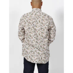 TEDDY Vetements Magasin -TEDDY Vetements Magasin chemise kalidor imprime floral blanc homme izac 1