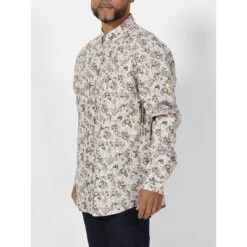 Chemise Kalidor Imprimé Floral Blanc Homme - Izac -TEDDY Vetements Magasin chemise kalidor imprime floral blanc homme izac 2