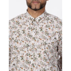 Chemise Kalidor Imprimé Floral Blanc Homme - Izac -TEDDY Vetements Magasin chemise kalidor imprime floral blanc homme izac 3