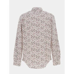 TEDDY Vetements Magasin -TEDDY Vetements Magasin chemise kayon imprime floral blanc homme izac 1