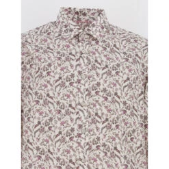 Chemise Kayon Imprimé Floral Blanc Homme - Izac -TEDDY Vetements Magasin chemise kayon imprime floral blanc homme izac 2