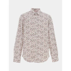 Chemise Kayon Imprimé Floral Blanc Homme - Izac