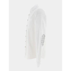 Chemise Kenta Coudières Fleurs Blanc Homme - Izac 8 Chemise Kenta Coudières Fleurs Blanc Homme - Izac -TEDDY Vetements Magasin chemise kenta coudieres fleurs blanc homme izac 2