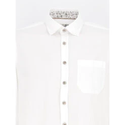 Chemise Kenta Coudières Fleurs Blanc Homme - Izac 9 Chemise Kenta Coudières Fleurs Blanc Homme - Izac -TEDDY Vetements Magasin chemise kenta coudieres fleurs blanc homme izac 3